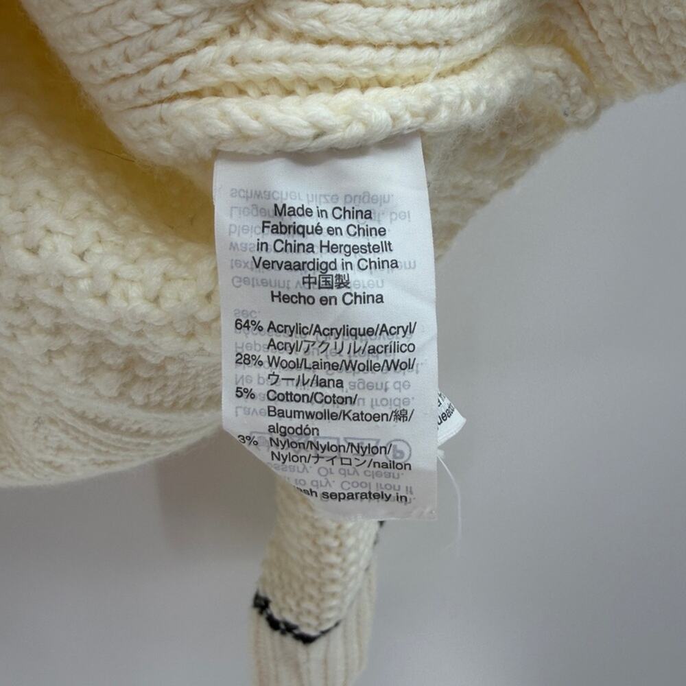 J. Crew Women's The Reeds Nordic Neutral Knit Sweater - Cream - S - New with tag - Picture 6 of 8